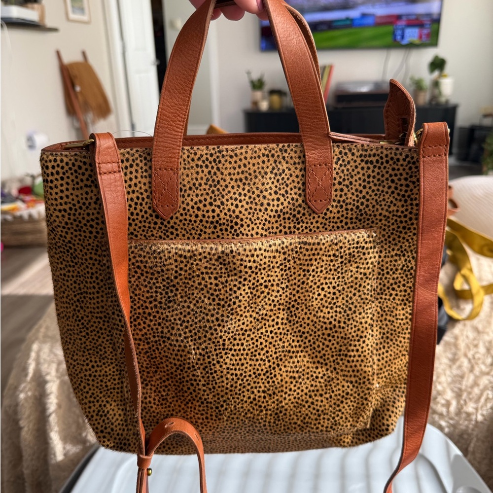 Madewell - The Medium Transport Tote: Printed Calf Hair Edition